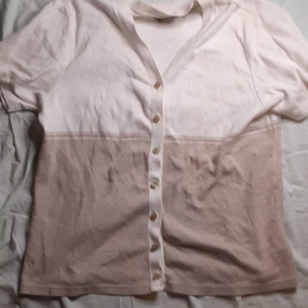 Liz claiborne button up t shirt